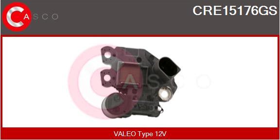 Casco CRE15176GS - Voltage regulator, alternator www.autospares.lv