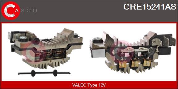 Casco CRE15241AS - Ģeneratora sprieguma regulators autospares.lv