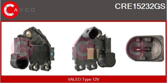 Casco CRE15232GS - Ģeneratora sprieguma regulators www.autospares.lv