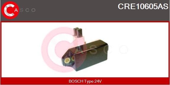 Casco CRE10605AS - Voltage regulator, alternator www.autospares.lv