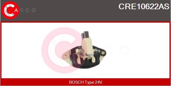 Casco CRE10622AS - Voltage regulator, alternator www.autospares.lv