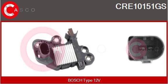 Casco CRE10151GS - Ģeneratora sprieguma regulators www.autospares.lv