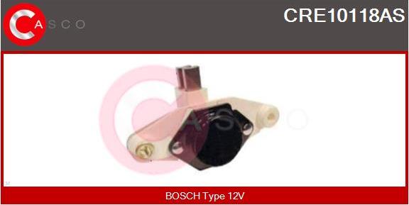 Casco CRE10118AS - Voltage regulator, alternator www.autospares.lv