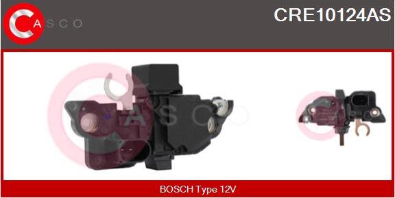 Casco CRE10124AS - Voltage regulator, alternator www.autospares.lv