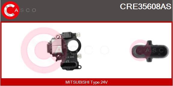 Casco CRE35608AS - Ģeneratora sprieguma regulators autospares.lv