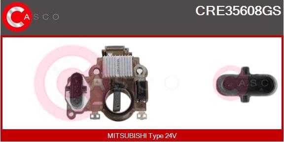 Casco CRE35608GS - Ģeneratora sprieguma regulators autospares.lv