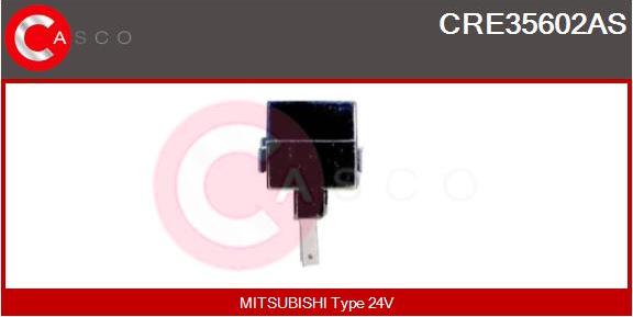 Casco CRE35602AS - Voltage regulator, alternator www.autospares.lv