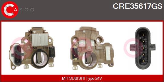 Casco CRE35617GS - Ģeneratora sprieguma regulators autospares.lv