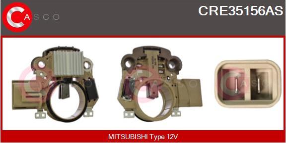 Casco CRE35156AS - Voltage regulator, alternator www.autospares.lv