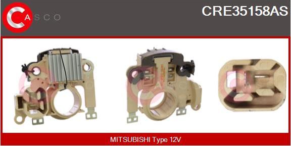 Casco CRE35158AS - Ģeneratora sprieguma regulators autospares.lv