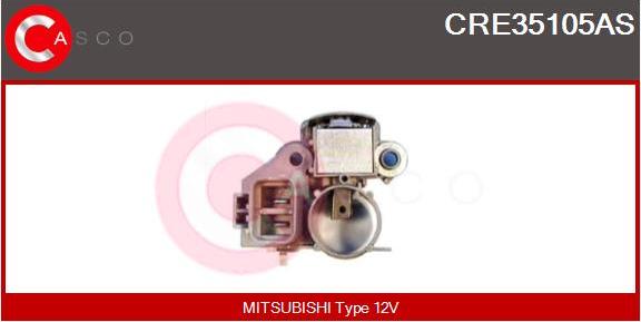 Casco CRE35105AS - Voltage regulator, alternator www.autospares.lv