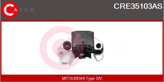 Casco CRE35103AS - Ģeneratora sprieguma regulators autospares.lv