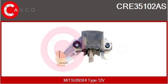 Casco CRE35102AS - Ģeneratora sprieguma regulators autospares.lv