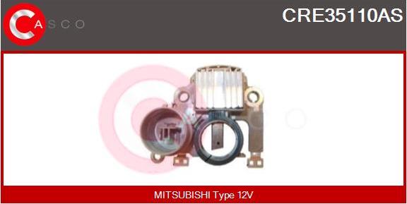 Casco CRE35110AS - Voltage regulator, alternator www.autospares.lv