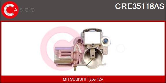 Casco CRE35118AS - Ģeneratora sprieguma regulators autospares.lv