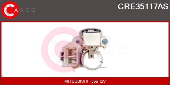 Casco CRE35117AS - Ģeneratora sprieguma regulators www.autospares.lv