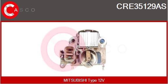 Casco CRE35129AS - Voltage regulator, alternator www.autospares.lv