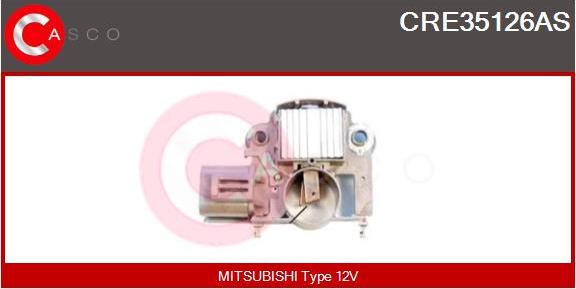 Casco CRE35126AS - Ģeneratora sprieguma regulators www.autospares.lv