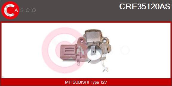 Casco CRE35120AS - Voltage regulator, alternator www.autospares.lv