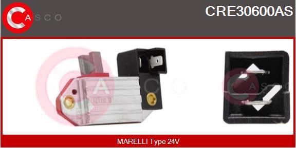 Casco CRE30600AS - Ģeneratora sprieguma regulators autospares.lv