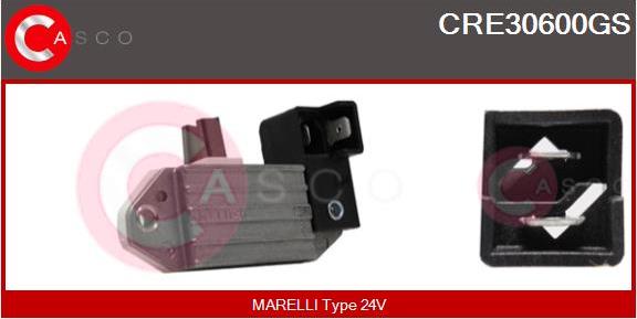 Casco CRE30600GS - Ģeneratora sprieguma regulators www.autospares.lv