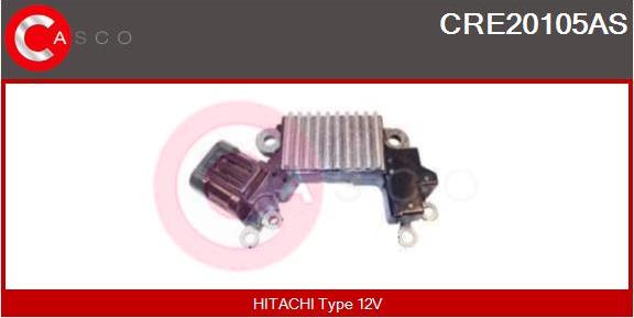 Casco CRE20105AS - Voltage regulator, alternator www.autospares.lv