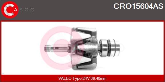 Casco CRO15604AS - Rotor, alternator www.autospares.lv