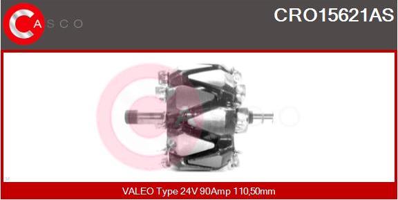 Casco CRO15621AS - Rotor, alternator www.autospares.lv