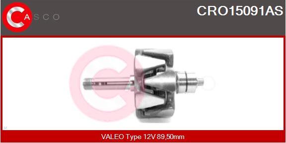 Casco CRO15091AS - Rotor, alternator www.autospares.lv