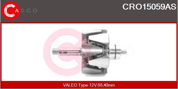 Casco CRO15059AS - Rotor, alternator www.autospares.lv