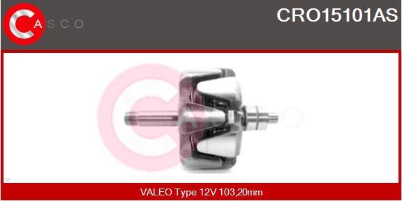 Casco CRO15101AS - Rotors, Ģenerators autospares.lv