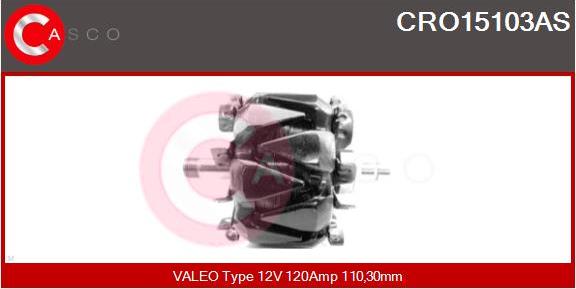 Casco CRO15103AS - Rotors, Ģenerators autospares.lv