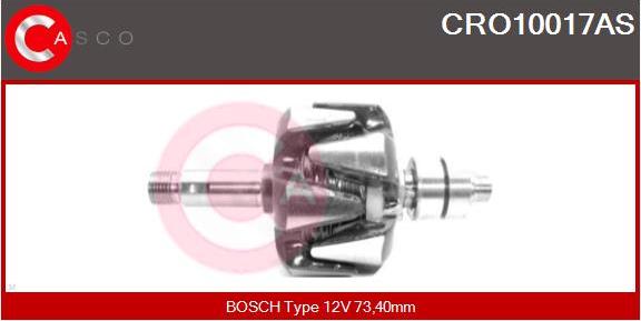 Casco CRO10017AS - Rotor, alternator www.autospares.lv