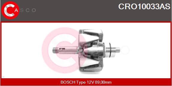 Casco CRO10033AS - Rotor, alternator www.autospares.lv