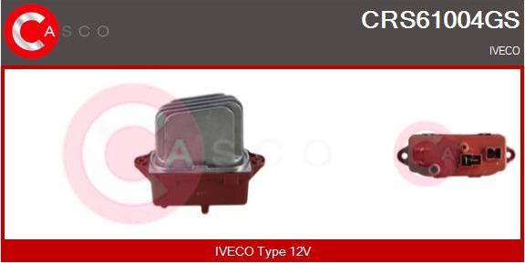 Casco CRS61004GS - Rezistors, Salona ventilators www.autospares.lv