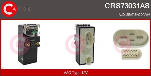 Casco CRS73031AS - Control Unit, air conditioning www.autospares.lv