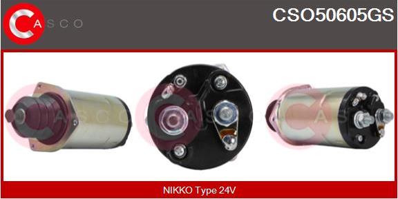 Casco CSO50605GS - Тяговое реле, соленоид, стартер www.autospares.lv