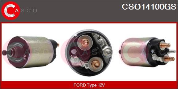 Casco CSO14100GS - Solenoid Switch, starter www.autospares.lv