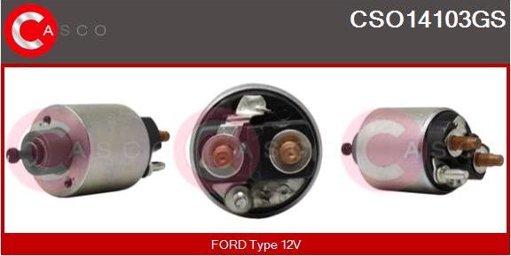 Casco CSO14103GS - Solenoid Switch, starter www.autospares.lv