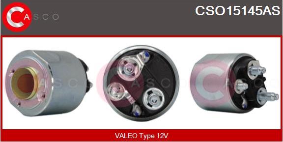 Casco CSO15145AS - Тяговое реле, соленоид, стартер www.autospares.lv