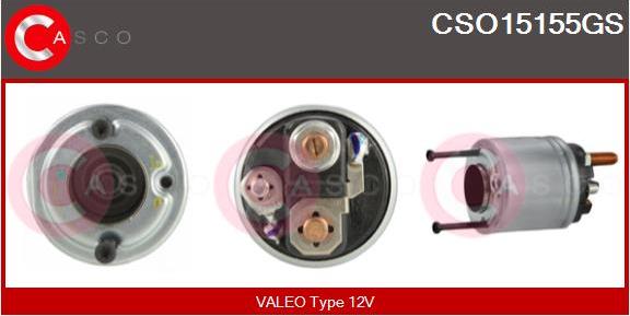 Casco CSO15155GS - Тяговое реле, соленоид, стартер www.autospares.lv