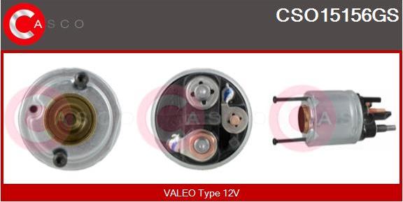 Casco CSO15156GS - Solenoid Switch, starter www.autospares.lv