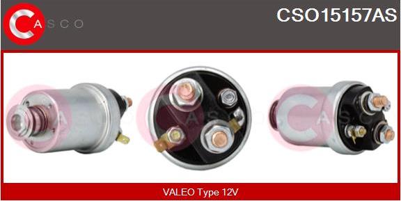 Casco CSO15157AS - Тяговое реле, соленоид, стартер www.autospares.lv