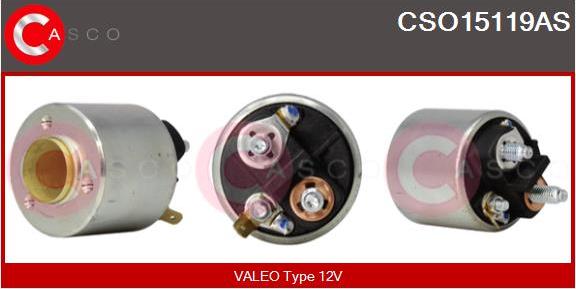 Casco CSO15119AS - Ievilcējrelejs, Starteris www.autospares.lv