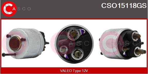 Casco CSO15118GS - Ievilcējrelejs, Starteris www.autospares.lv