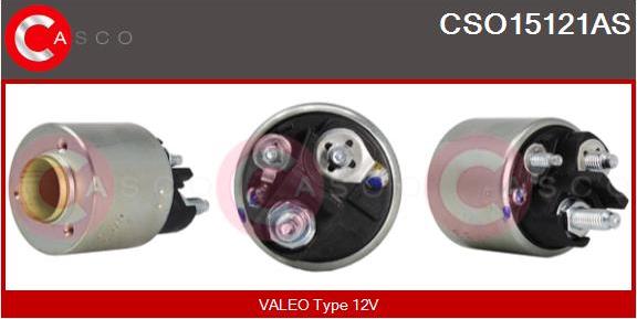 Casco CSO15121AS - Тяговое реле, соленоид, стартер www.autospares.lv