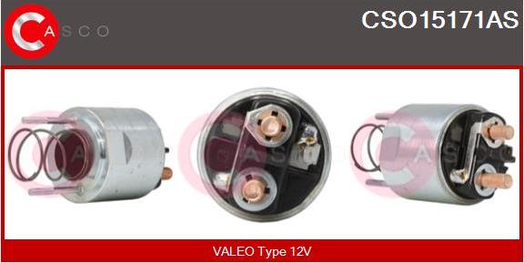 Casco CSO15171AS - Solenoid Switch, starter www.autospares.lv