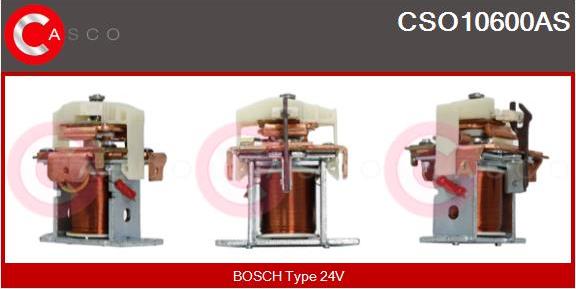 Casco CSO10600AS - Solenoid Switch, starter www.autospares.lv