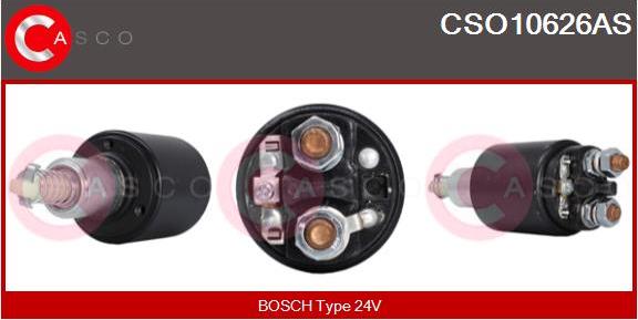 Casco CSO10626AS - Solenoid Switch, starter www.autospares.lv