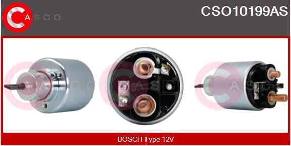 Casco CSO10199AS - Solenoid Switch, starter www.autospares.lv